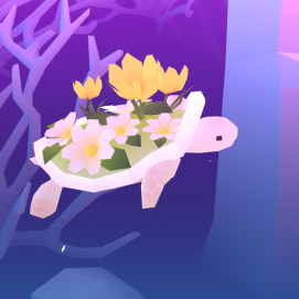 My adorable flower turtle.